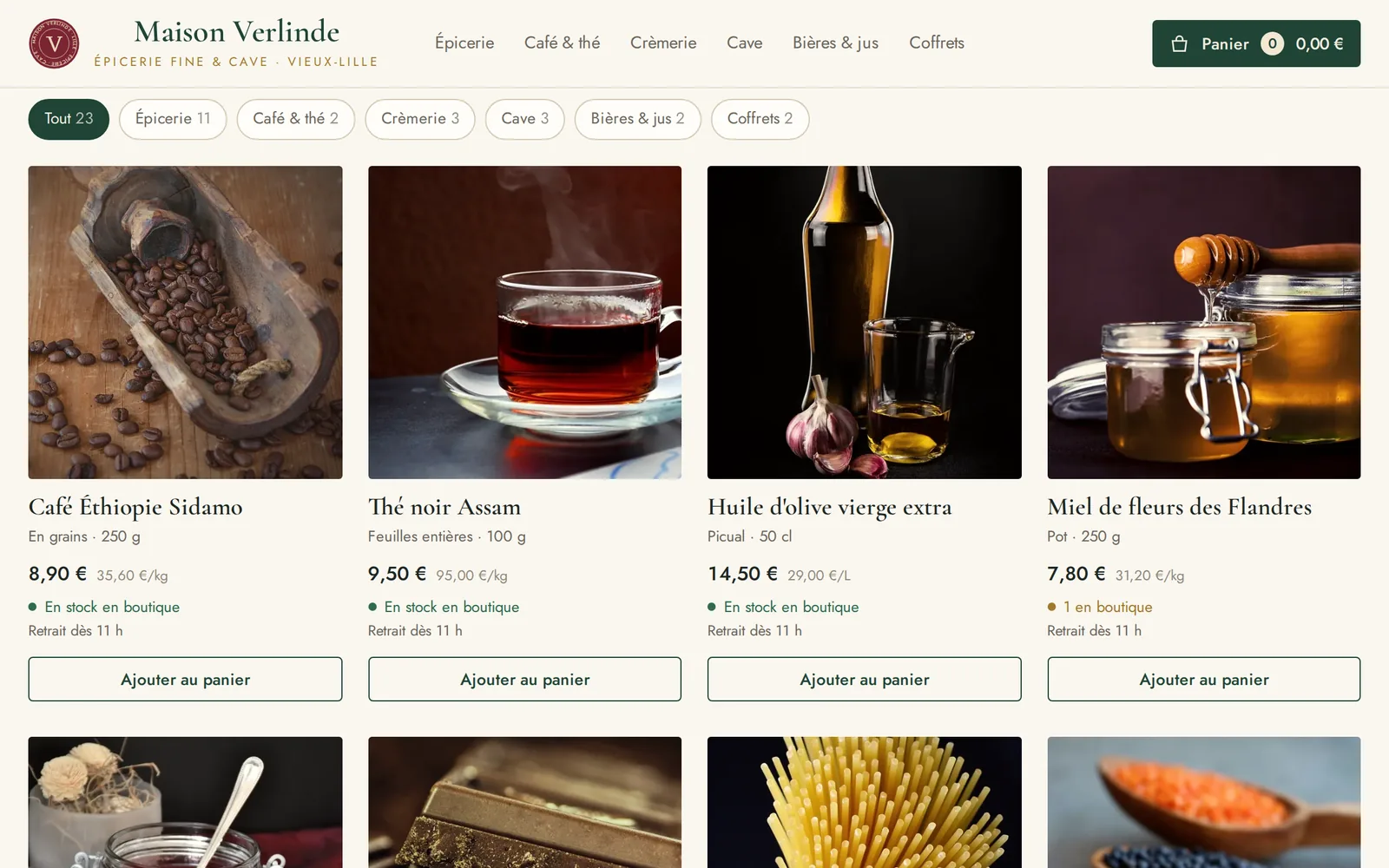 Comptoir : la vitrine en ligne de l'épicerie